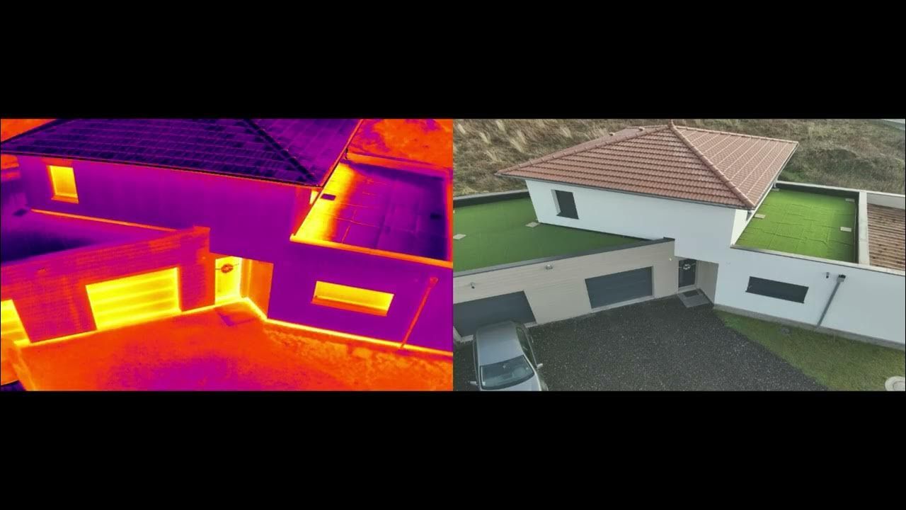 Contrôle visuel et thermique de bâtiments, toitures ou sites industriels 